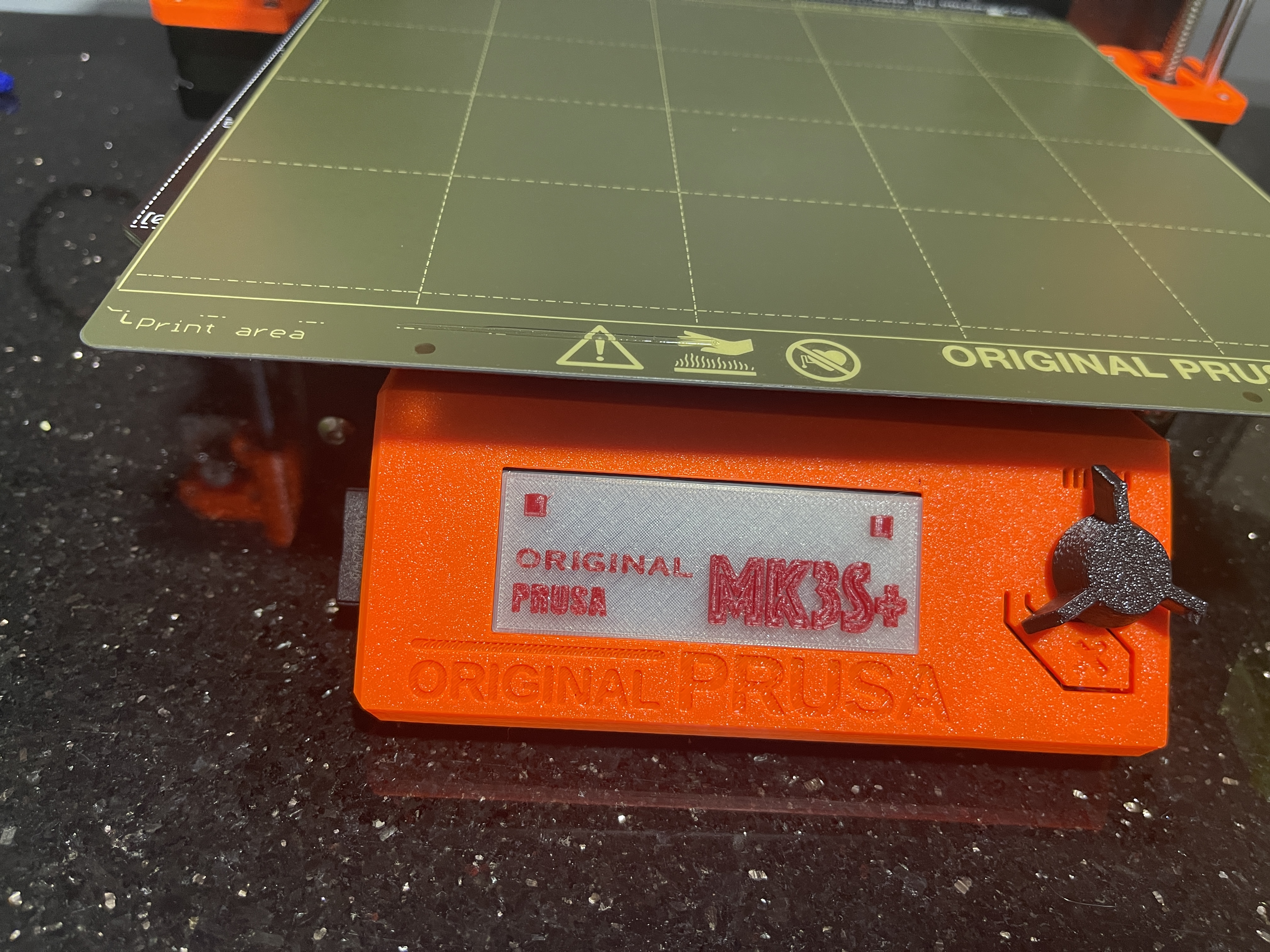 Original Prusa MK3S+ LCD Cover