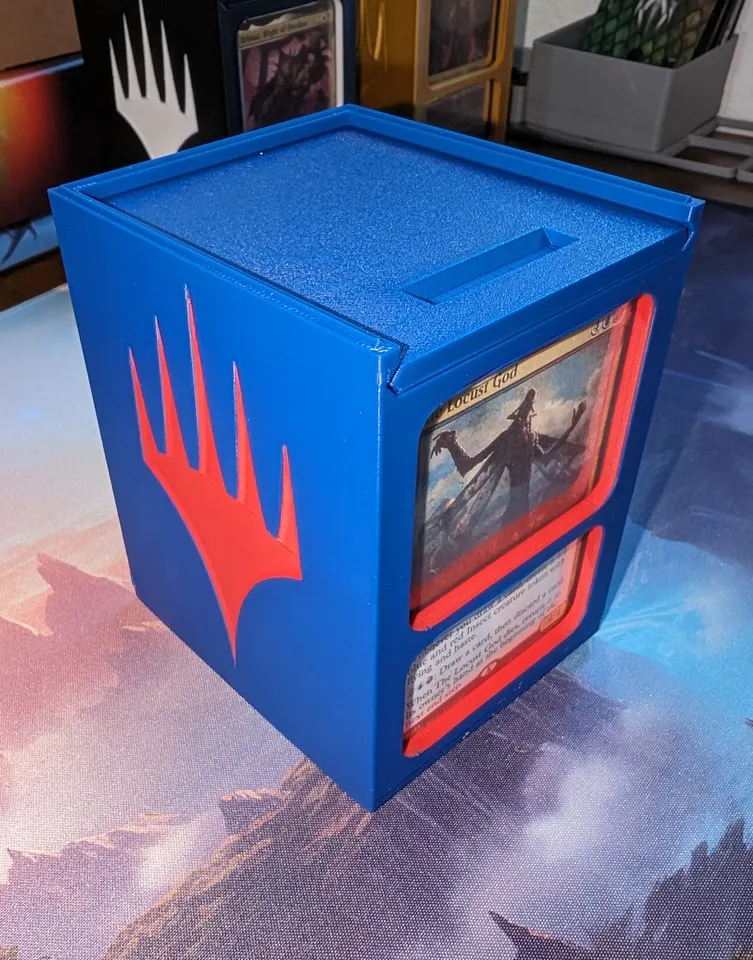 Single/Dual Color MtG Commander Box by Oak | Download free STL