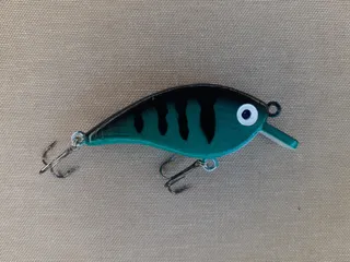 3D Printable Crankbait Fishing Lure (Clear Lip) by Steve Thone