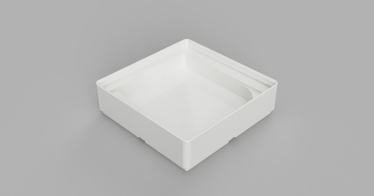 Measuringtape box Gridfinity 2x2 by Yolumaka Download free STL