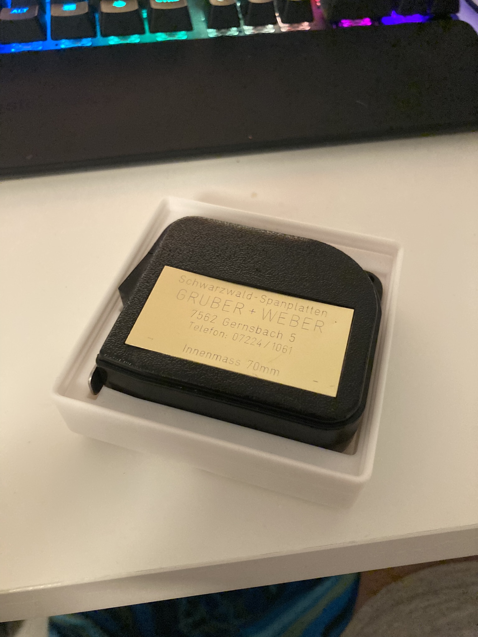 Measuringtape box - Gridfinity 2x2