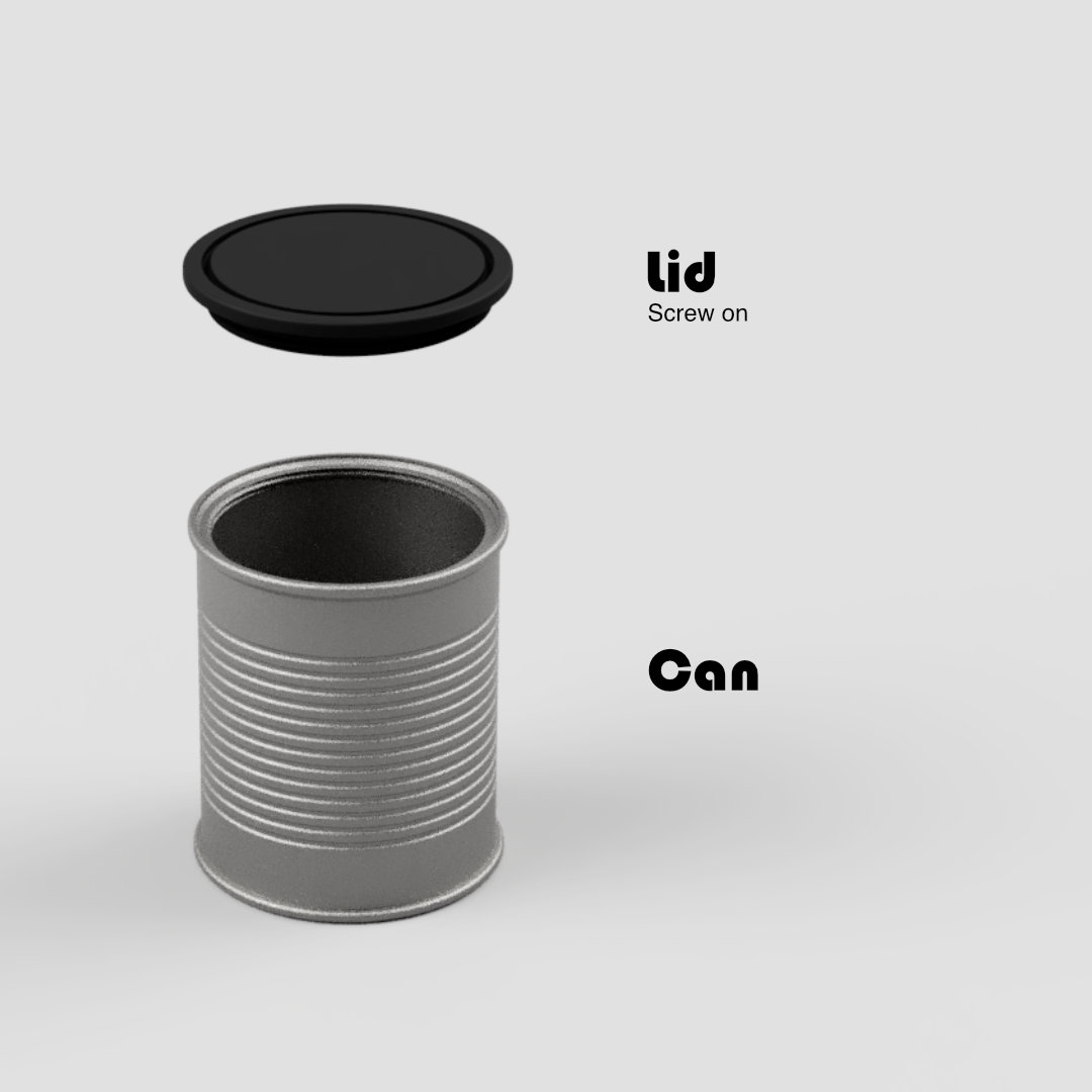Miniatura 11 do modelo 3D Tin Can