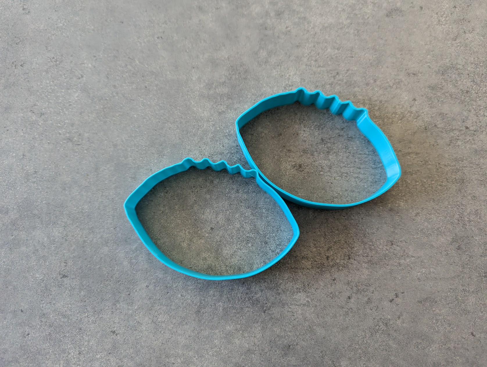 Football shaped cookie cutter