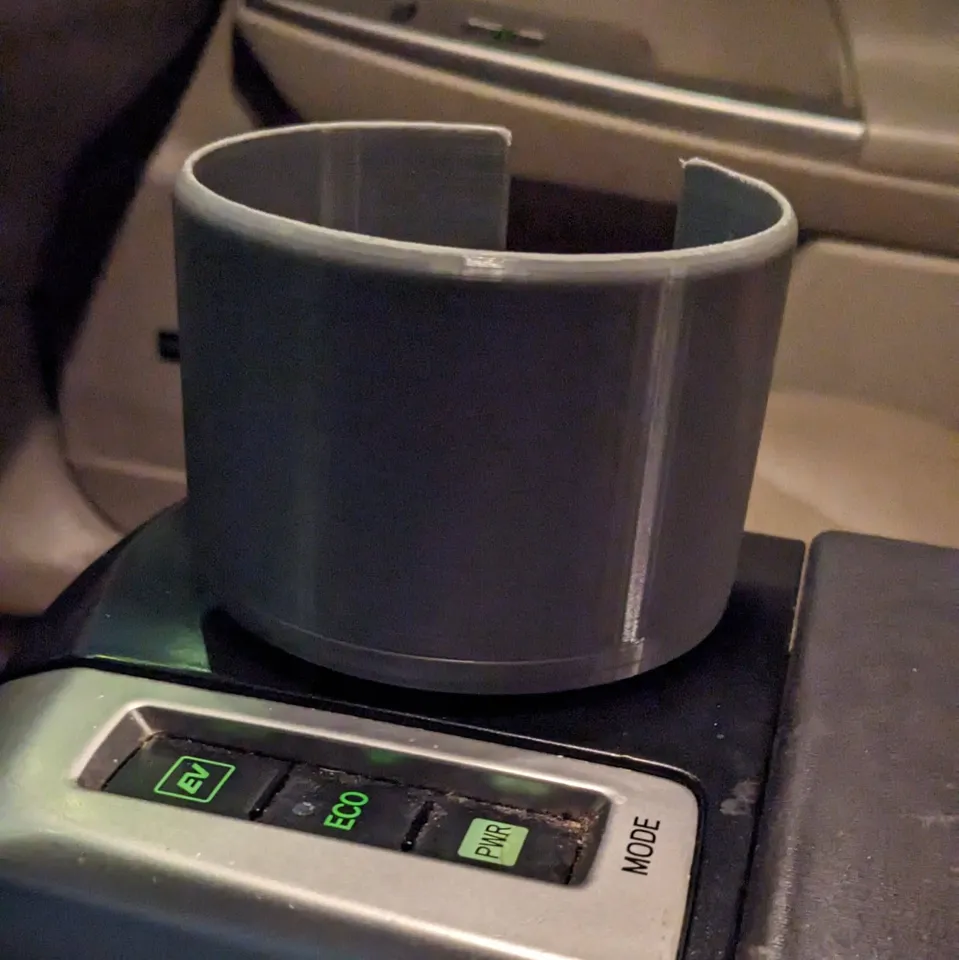 Coffee Mug Adapter for Car Cup Holder by Bert, Download free STL model