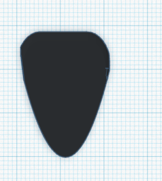 guitar pick-small by @3dprints by dev | Download free STL model ...