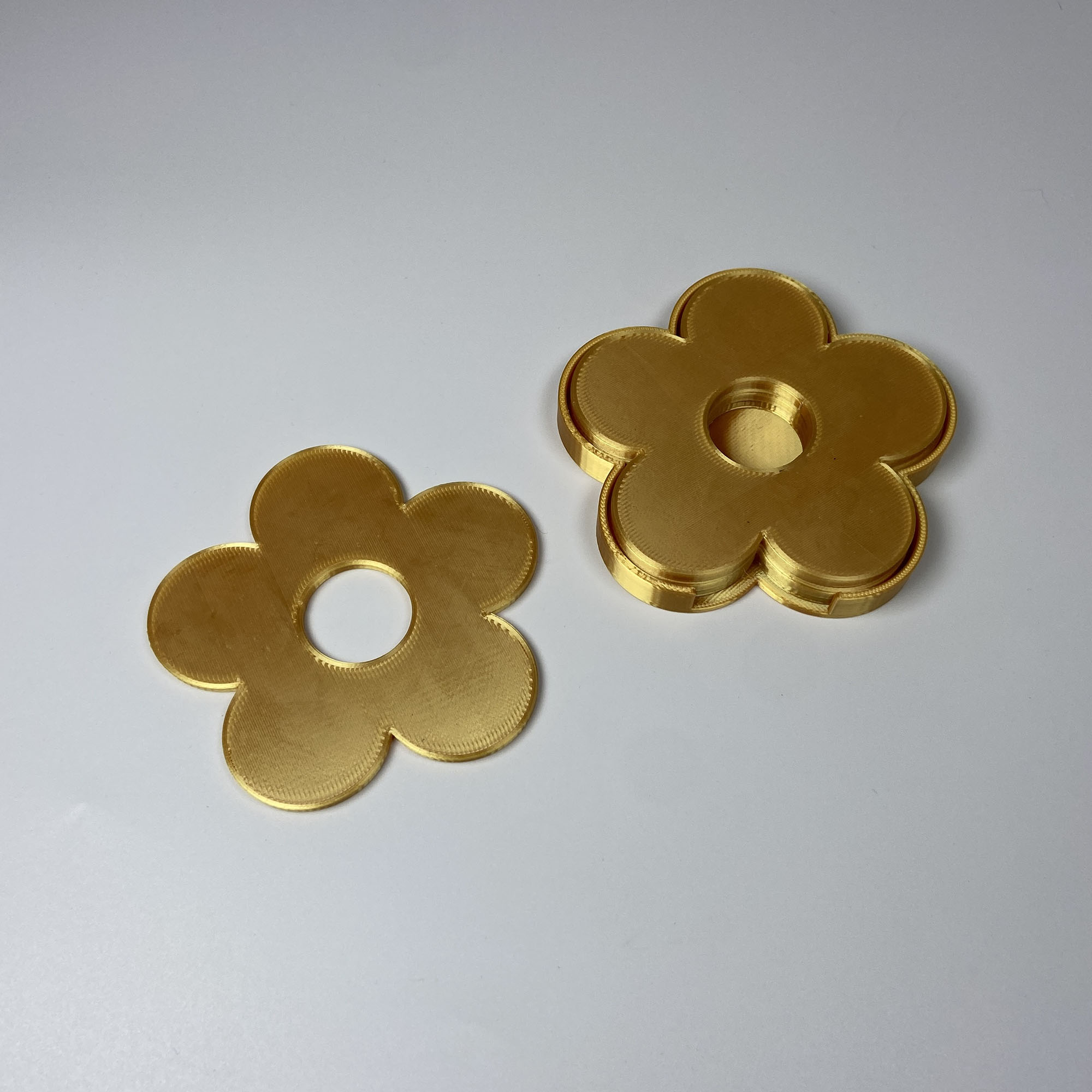 Flower Coasters and Holder, Daisy Coaster, Holds 4 by TacoDimension ...