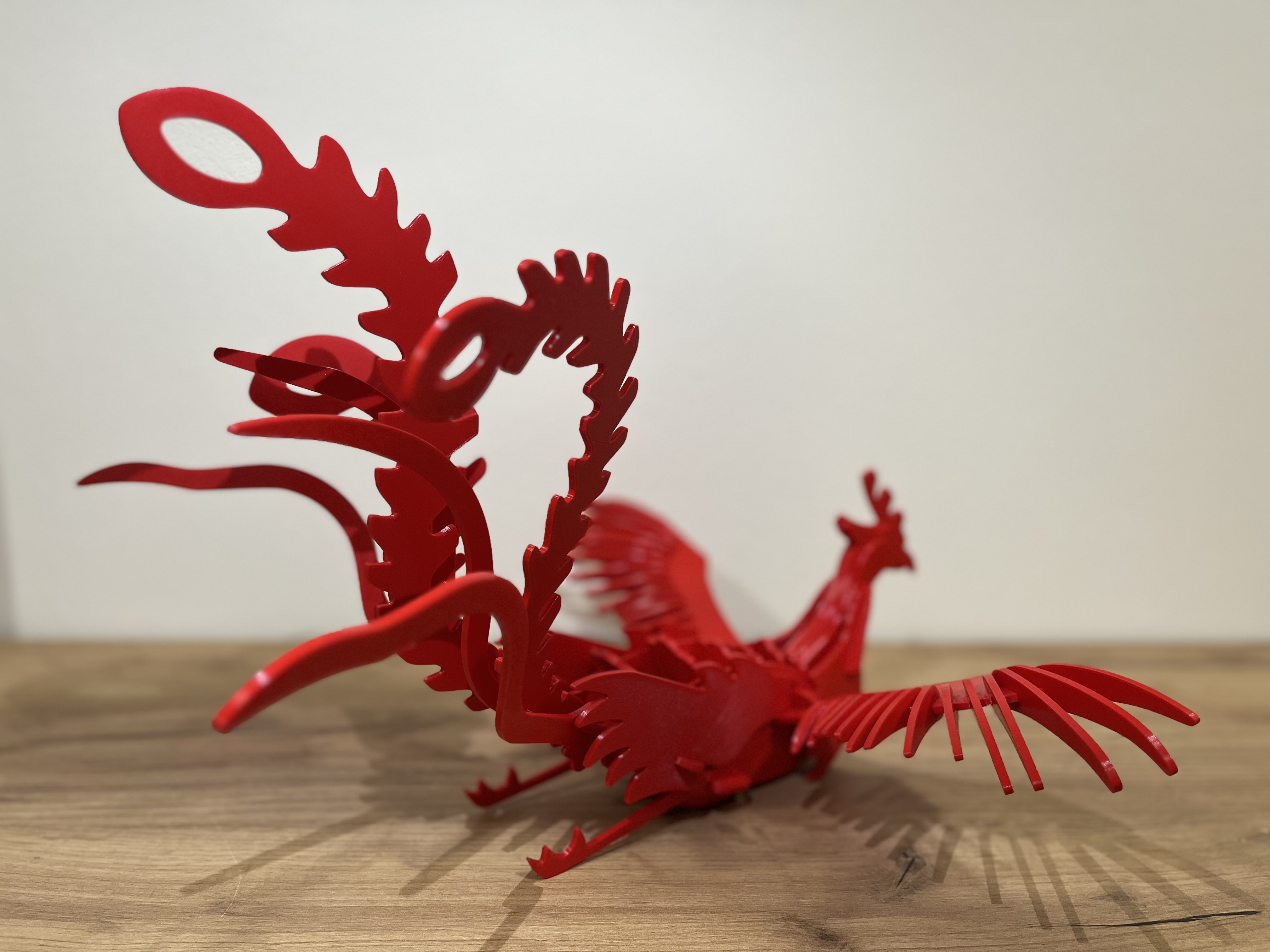 Miniatura 4 do modelo 3D "Phoenix" 3D Puzzle