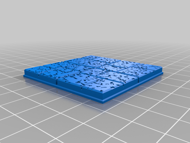 Miniatura 4 do modelo 3D Basic Stone Floor and Wall 28mm