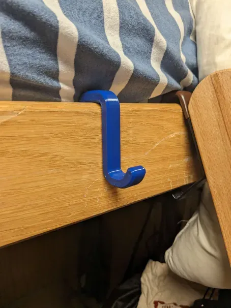 Dorm Furniture Hooks - Bed and Closet by Kai | Download free STL model ...