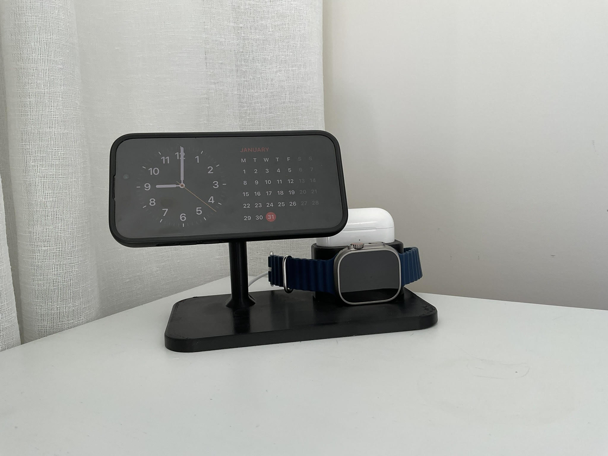 Ultimate Apple Dock/ Nightstand  -  iPhone | Apple Watch | AirPods Pro