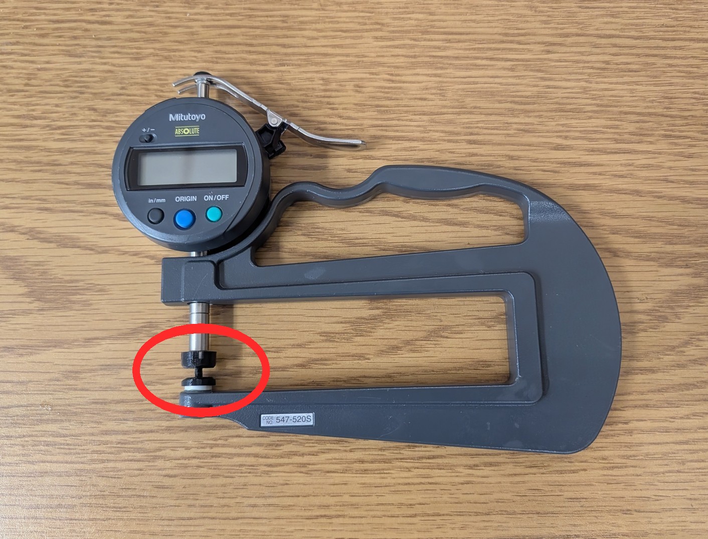 Caliper add-on for small contact area 3D model