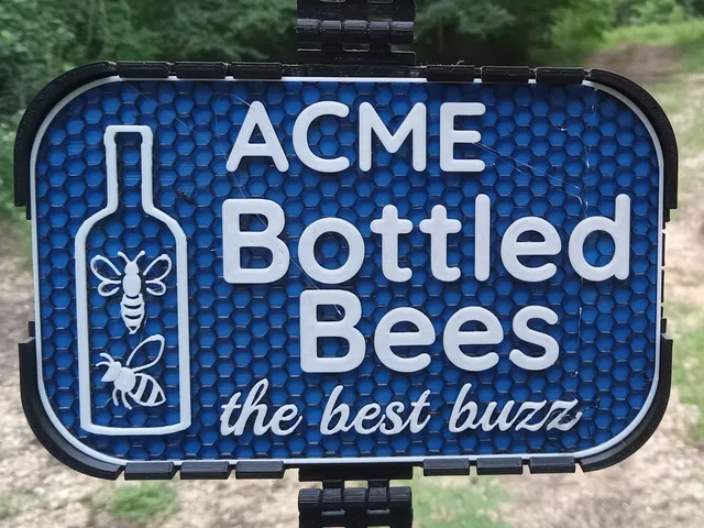ACME Bottled Bees sign