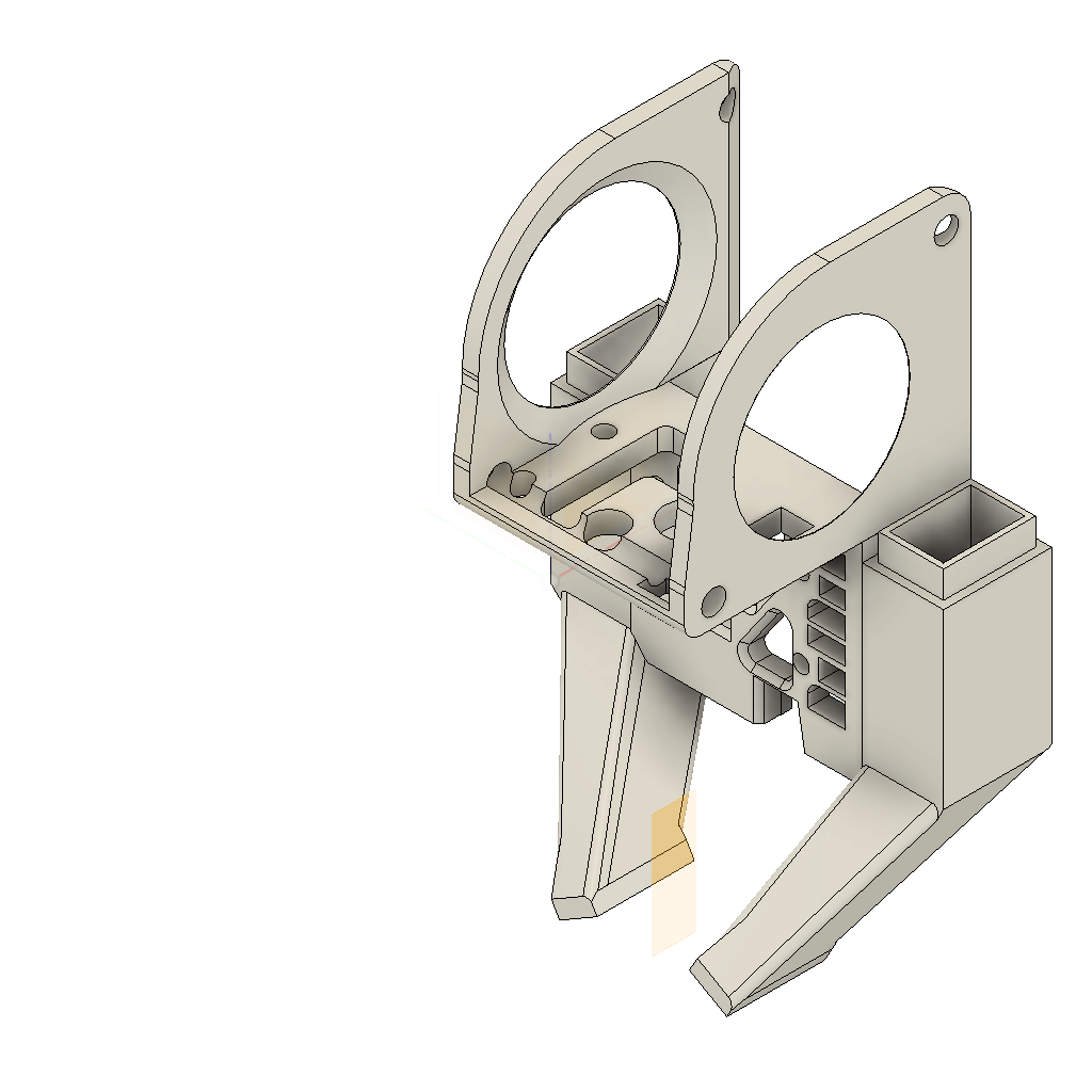 H2 V2S Lite Parts Cooling 5015 Ducts and Mount by Perpetual Printer