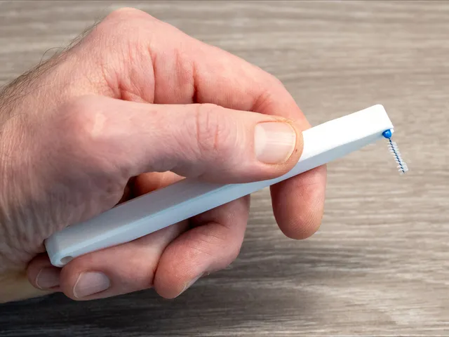 Interdental toothbrush holder