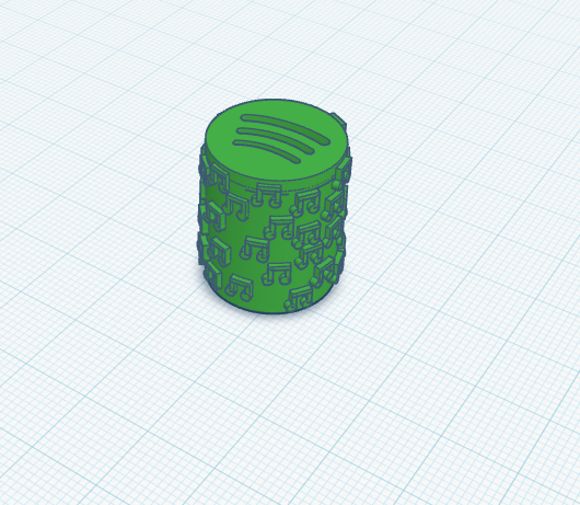 Spotify-Style DJ Knob – Music Notes Edition