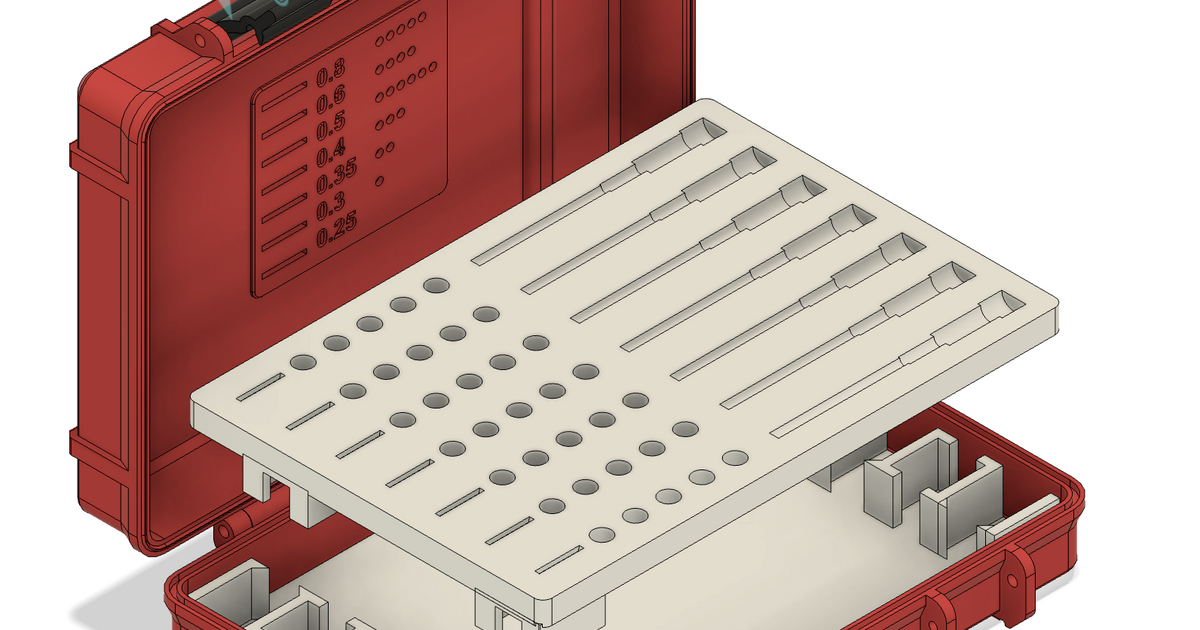 Nextruder Nozzle and Heaterblock Assy Storage Box by LarryD | Download ...