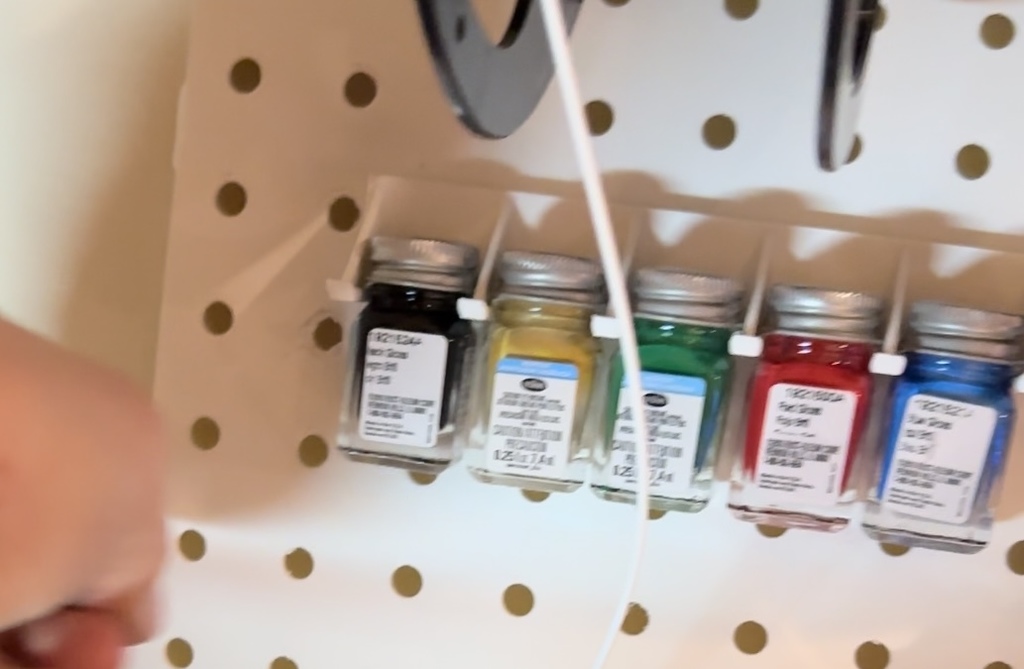 Testors Model Paint Peg Board Holder / Rack by Biff's Equipment