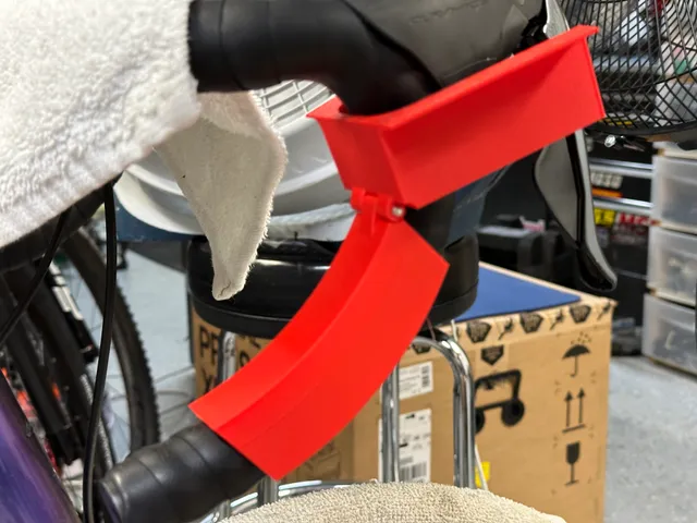 Prototype tool to measure UCI mandated 10 degree maximum brake lever tilt