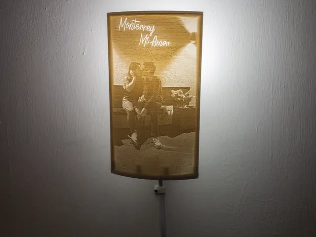 Lithophane lamp