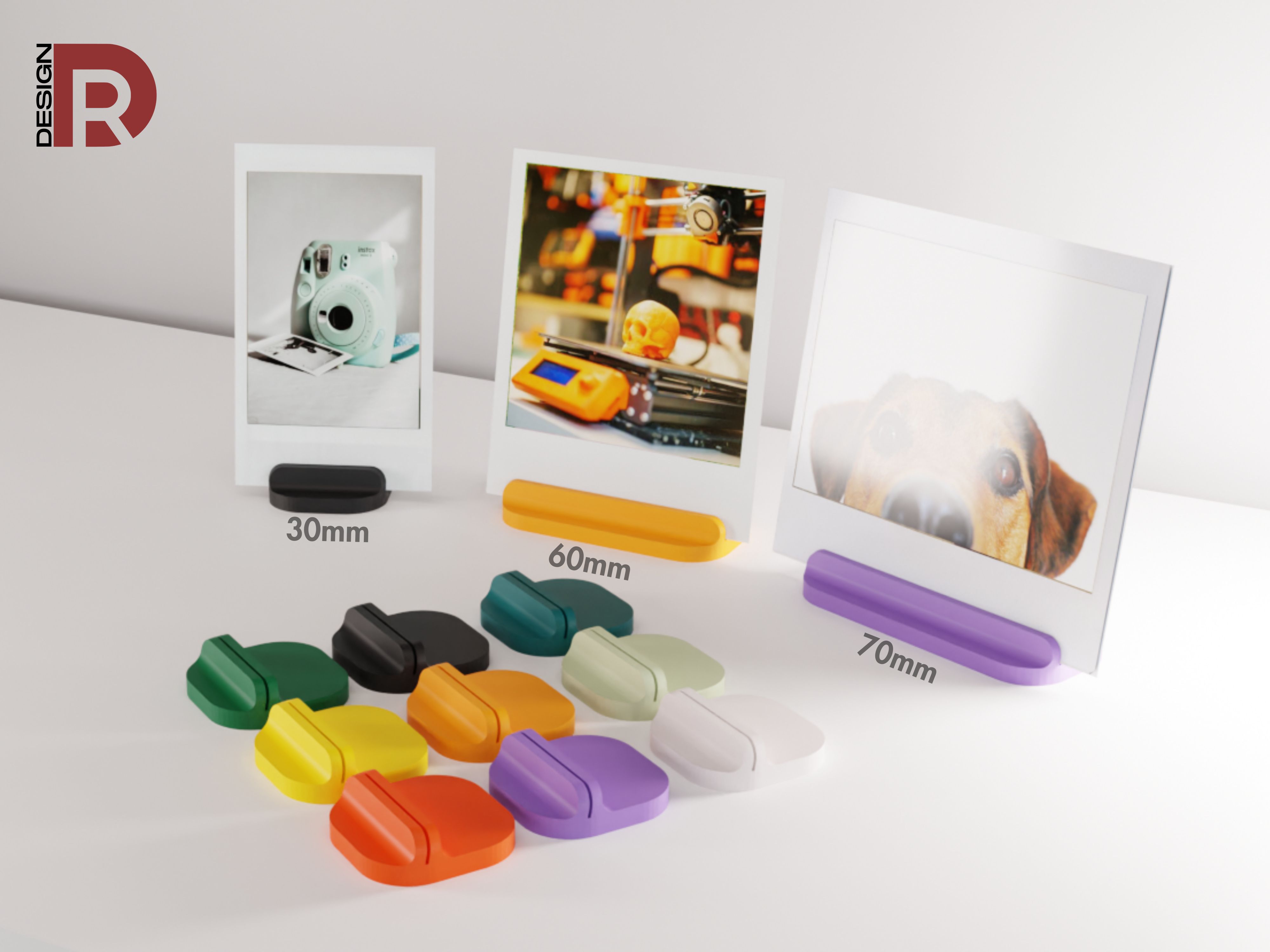 Stand for Instax Polaroid Fujifilm Photos 3D model thumbnail