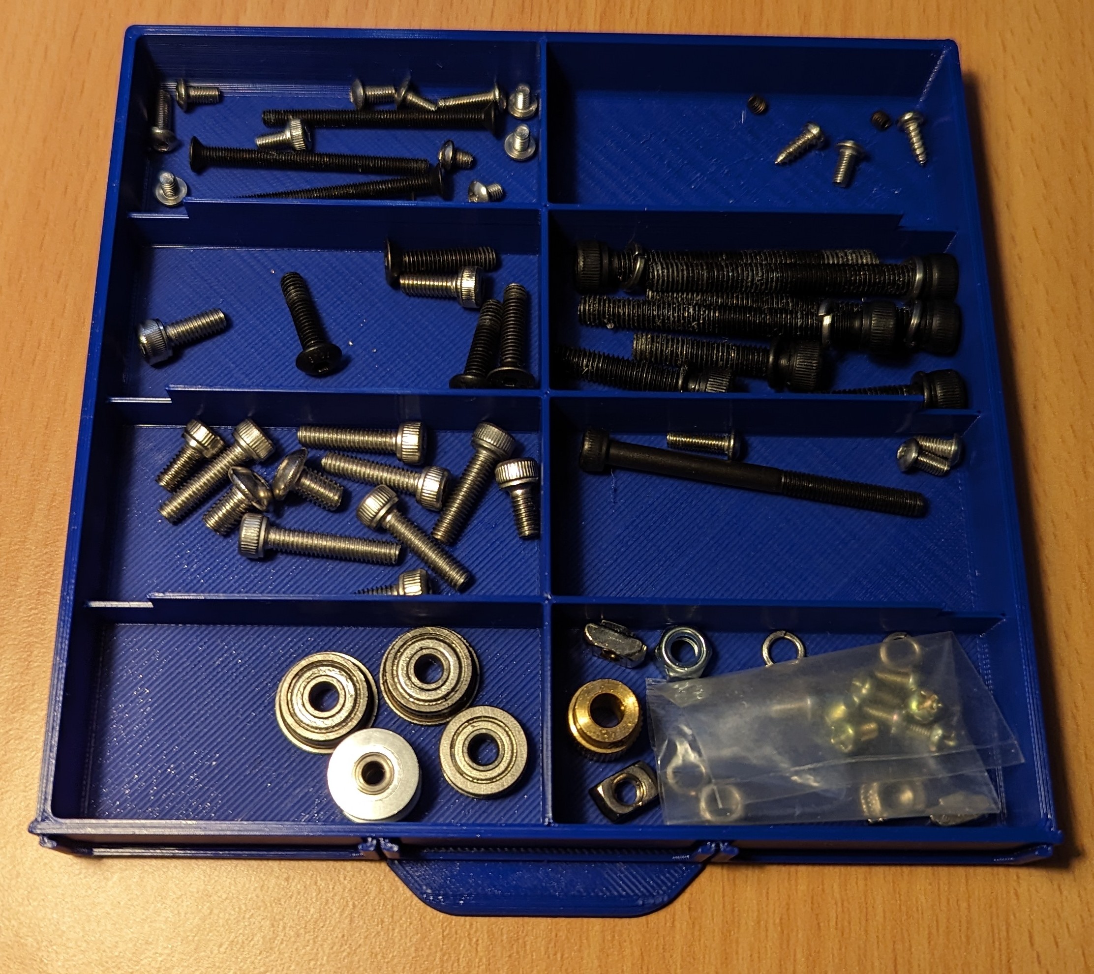 Parameterized Drawers for Various Size Stackable Resistor Storage Box
