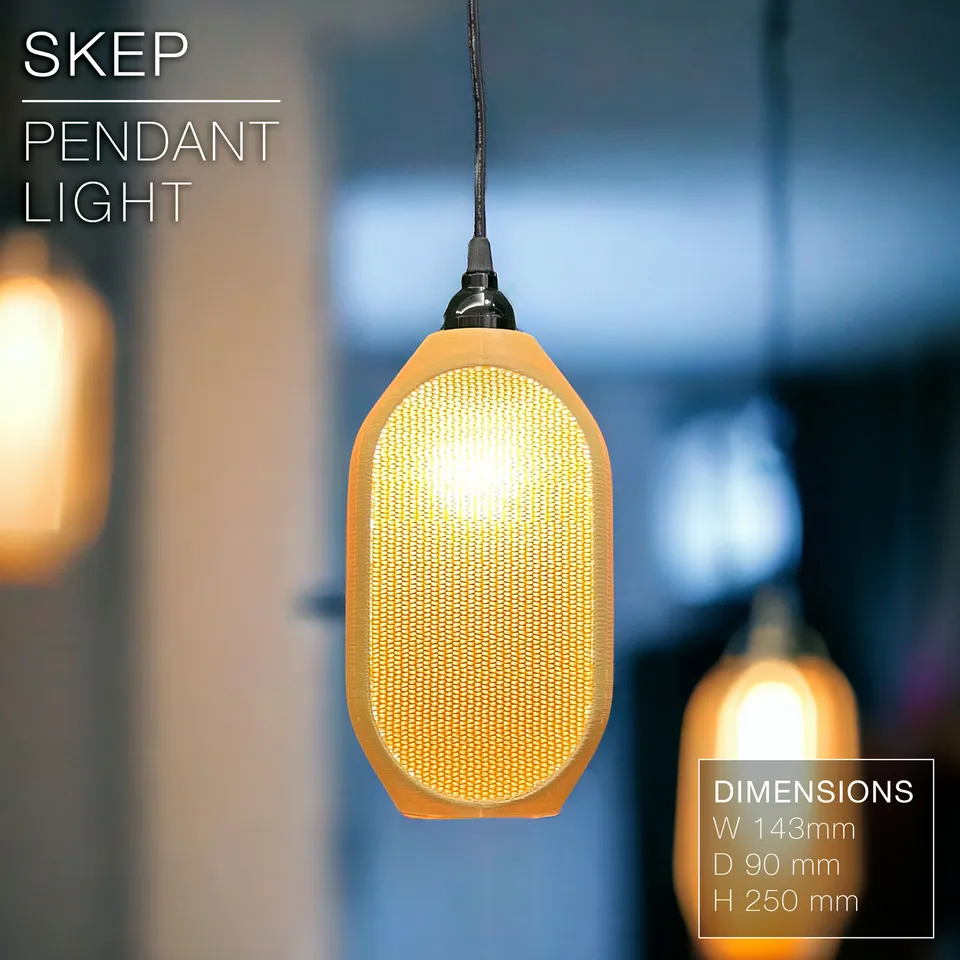 SKEP | Pendant Light E27 fast print by Charles Regaud