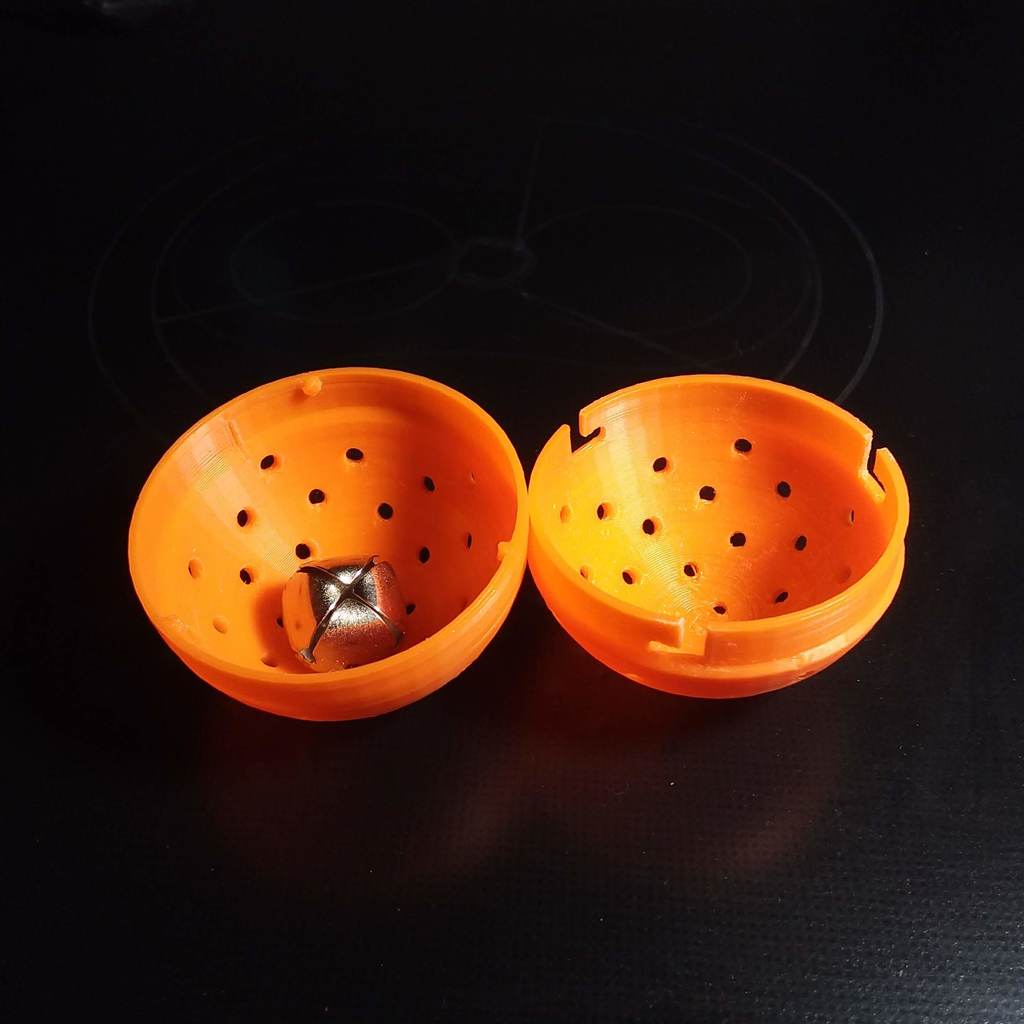 Slow-Dispense Catnip Bell Ball