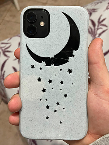 PLA Iphone 11 case Moon