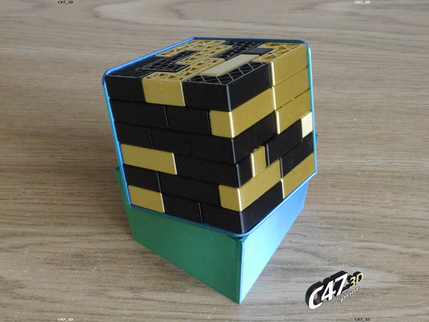 Miniatura 7 do modelo 3D Tetris Puzzle Cube