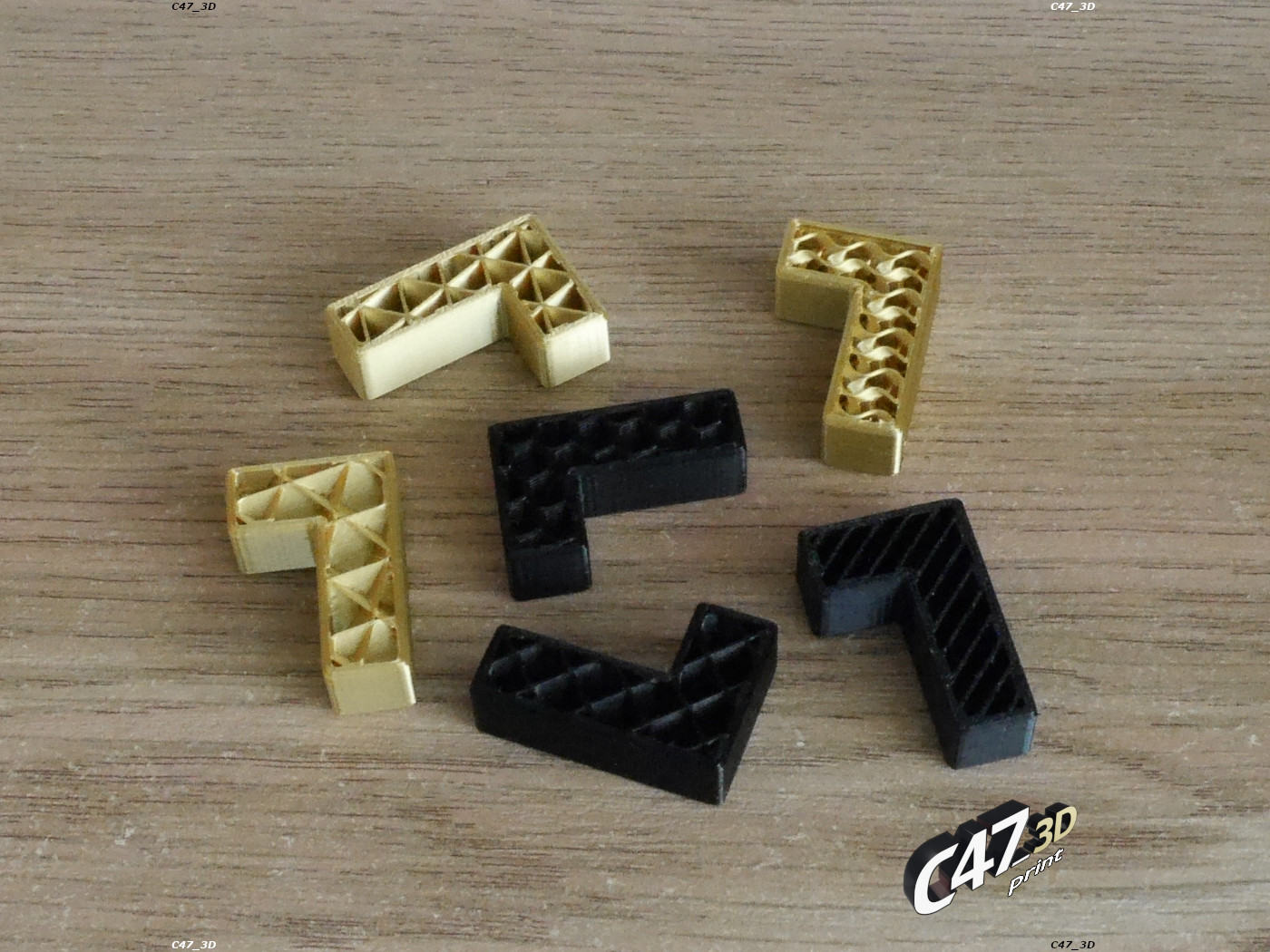 Miniatura 11 do modelo 3D Tetris Puzzle Cube
