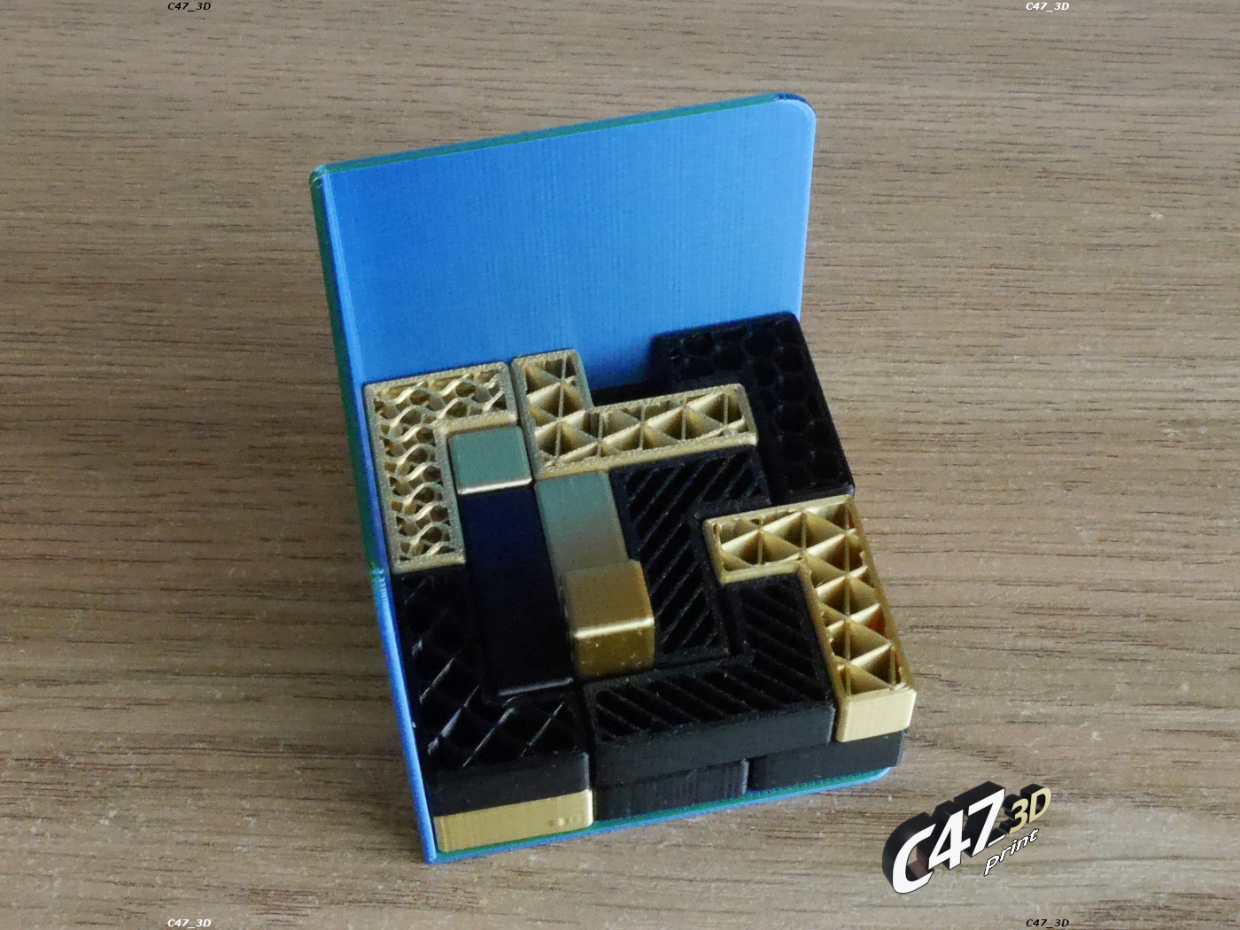 Miniatura 16 do modelo 3D Tetris Puzzle Cube