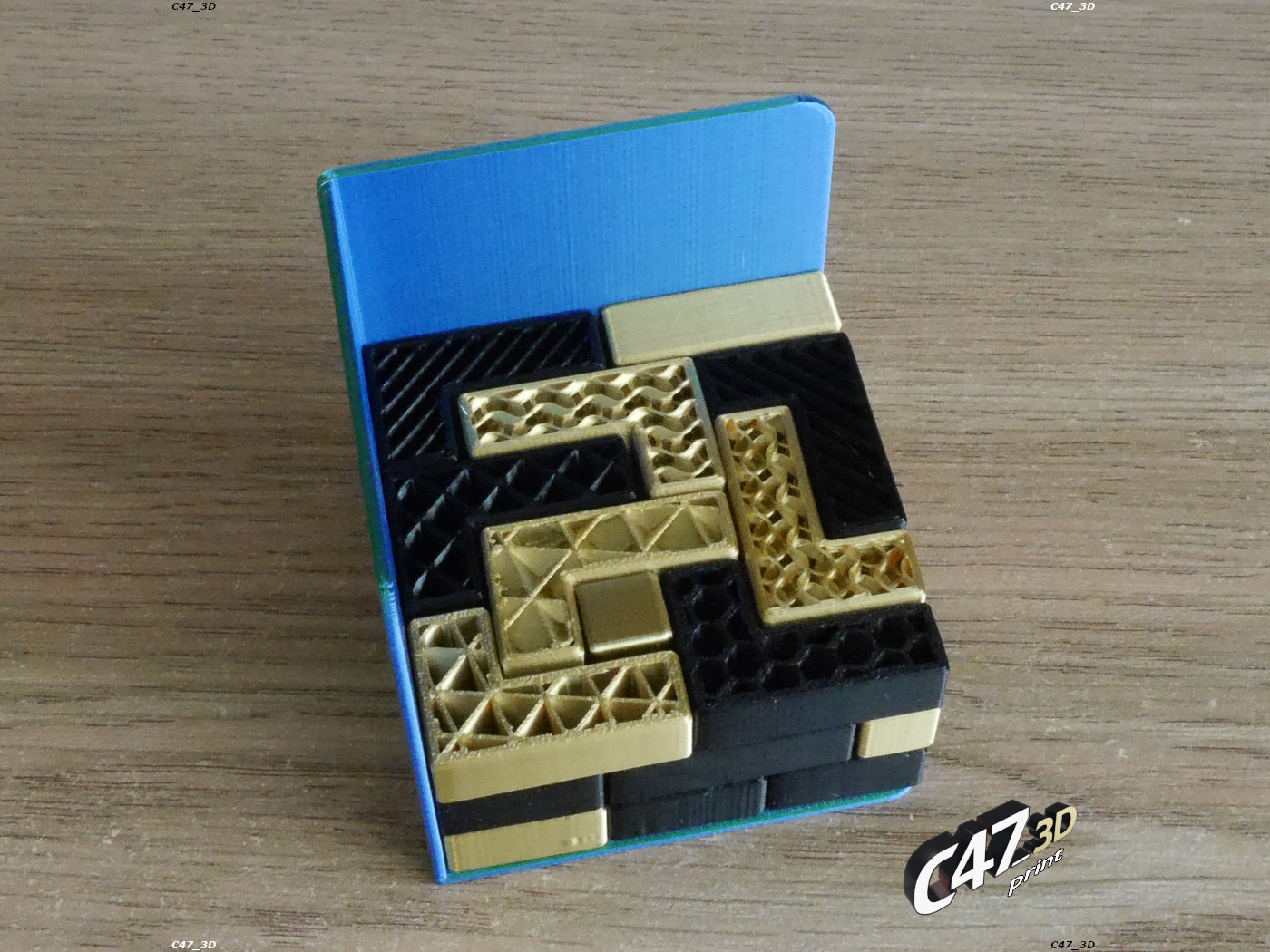 Miniatura 15 do modelo 3D Tetris Puzzle Cube