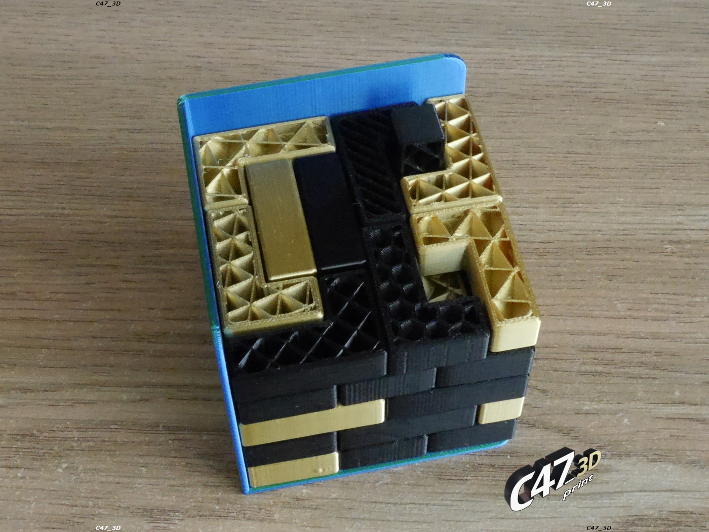 Miniatura 13 do modelo 3D Tetris Puzzle Cube