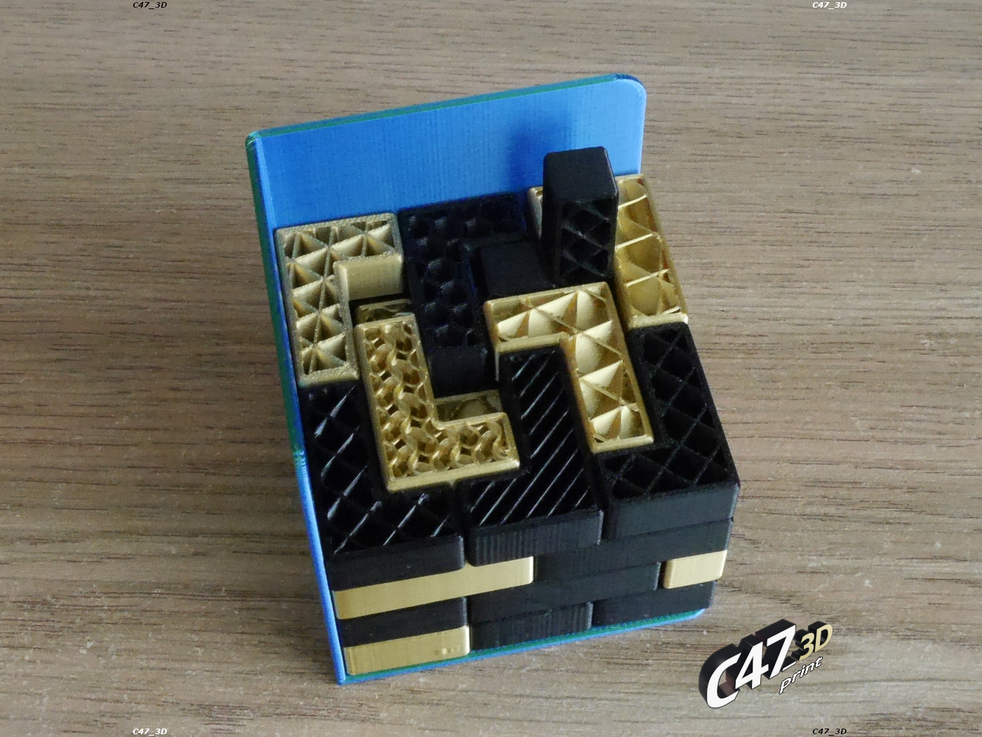 Miniatura 14 do modelo 3D Tetris Puzzle Cube