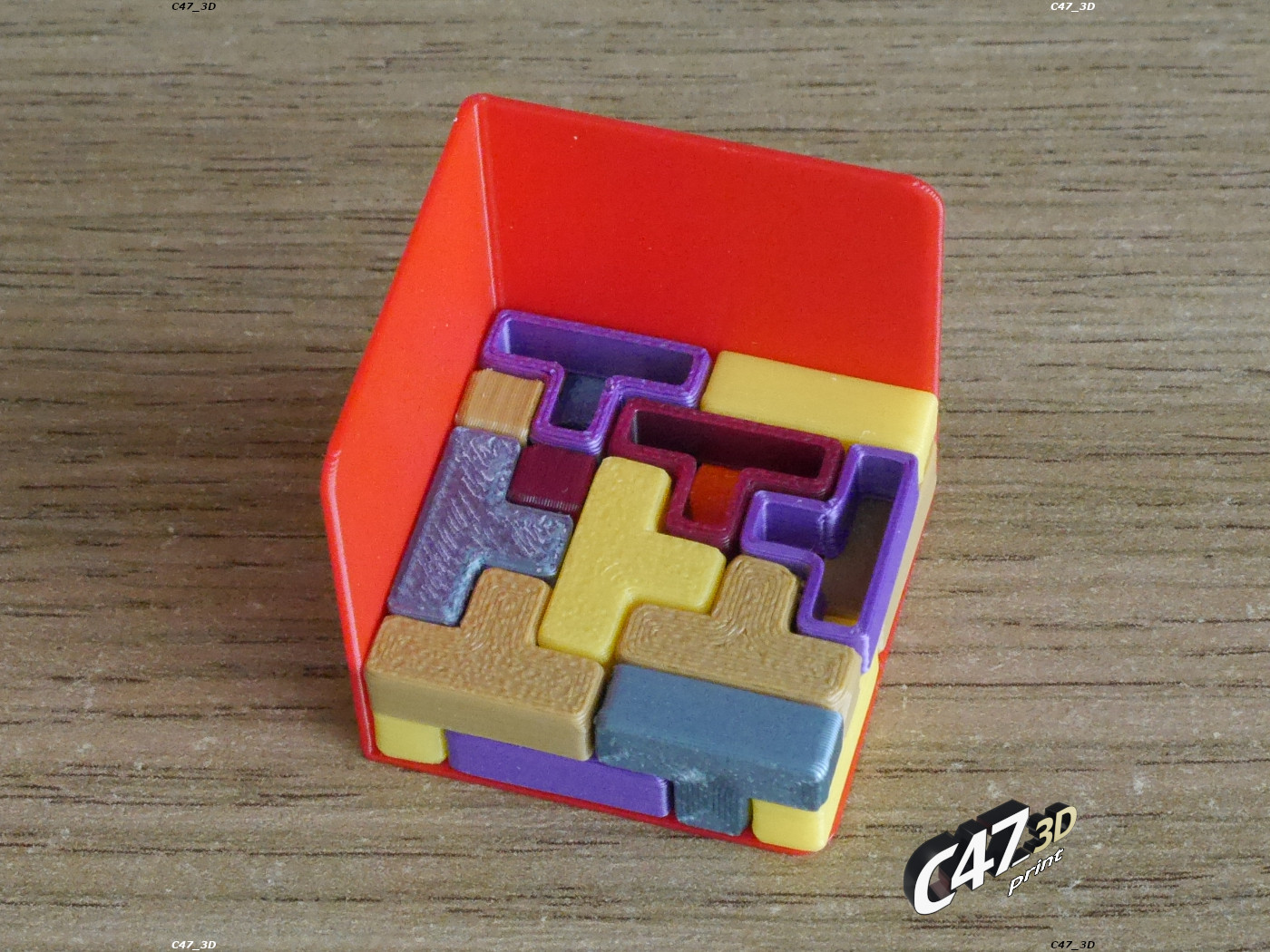 Miniatura 22 do modelo 3D Tetris Puzzle Cube