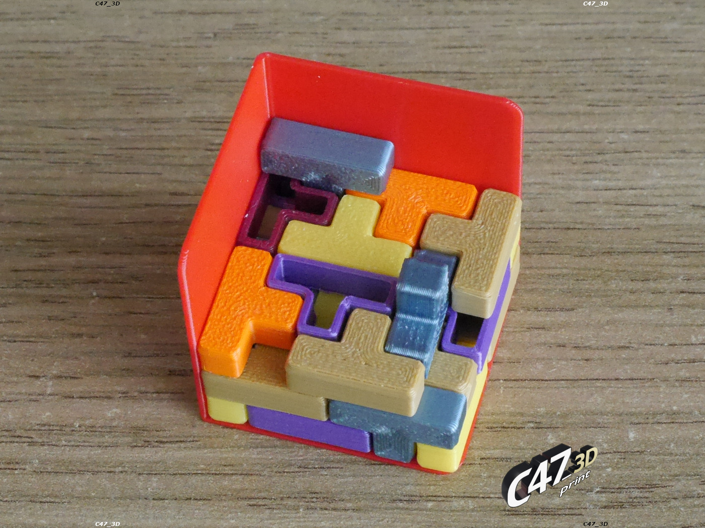 Miniatura 21 do modelo 3D Tetris Puzzle Cube