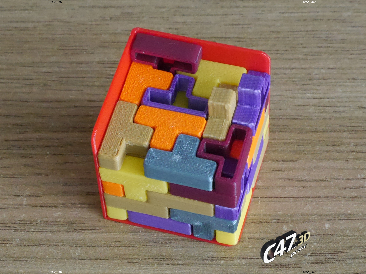 Miniatura 19 do modelo 3D Tetris Puzzle Cube