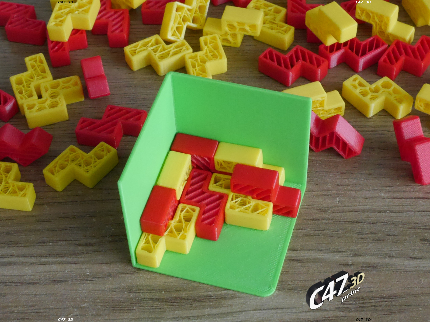 Miniatura 29 do modelo 3D Tetris Puzzle Cube