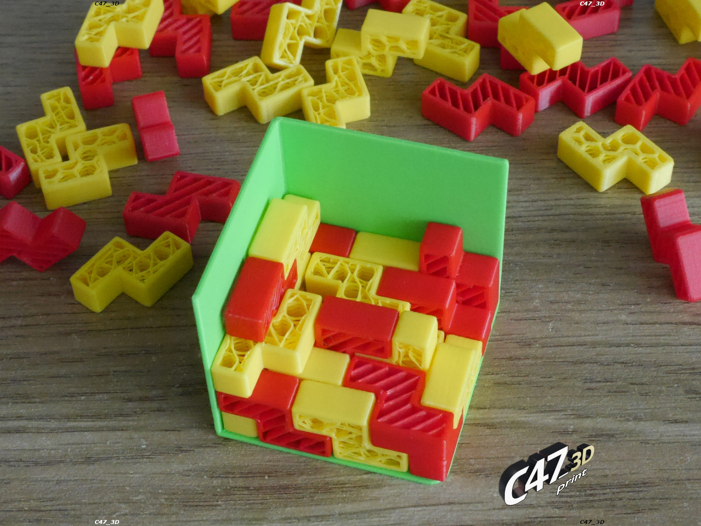 Miniatura 27 do modelo 3D Tetris Puzzle Cube