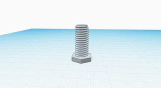 Thread and screw for flue fan