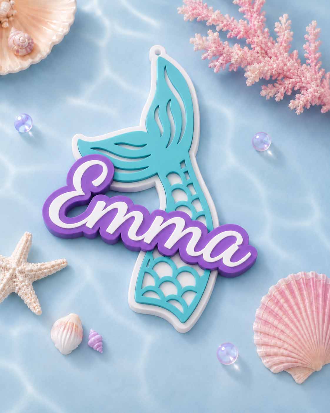 Mermaid Tail Tag - Emma