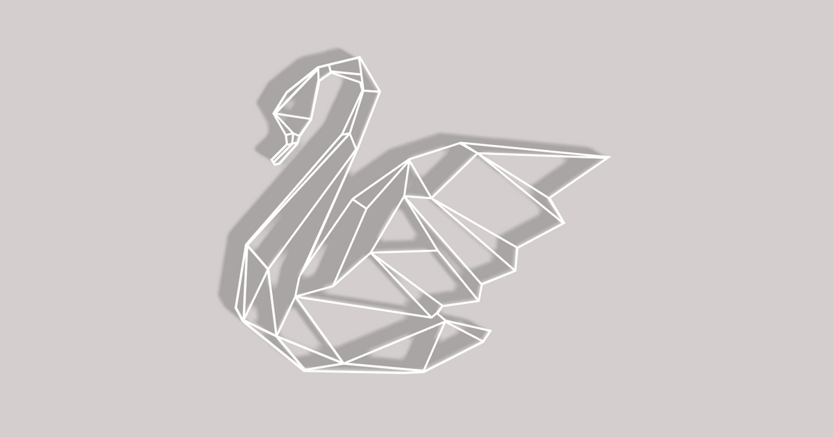 Geometric Swan by PSHE CIONG | Download free STL model | Printables.com