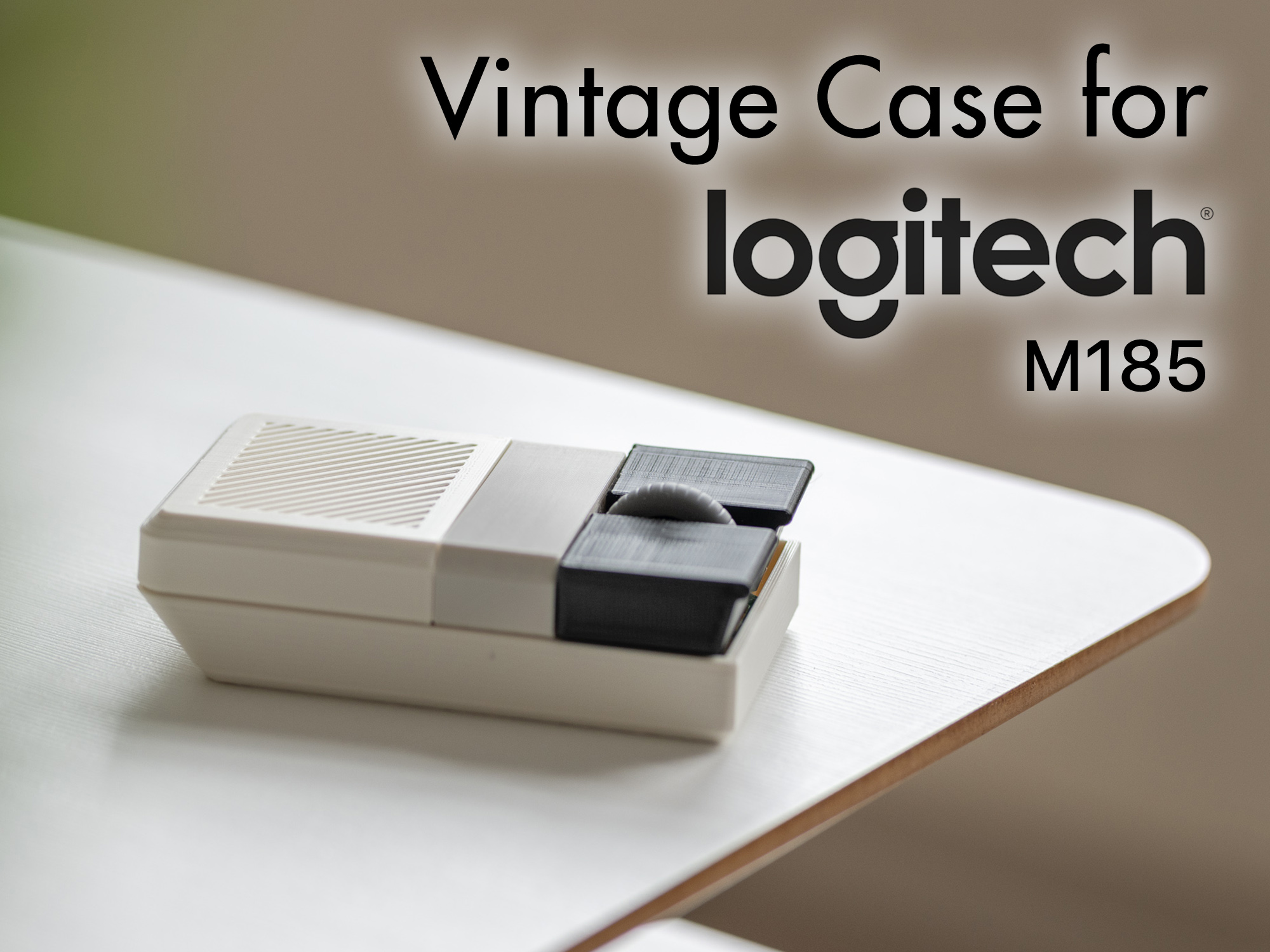 Vintage computer mouse case by Retron Print Printables Store