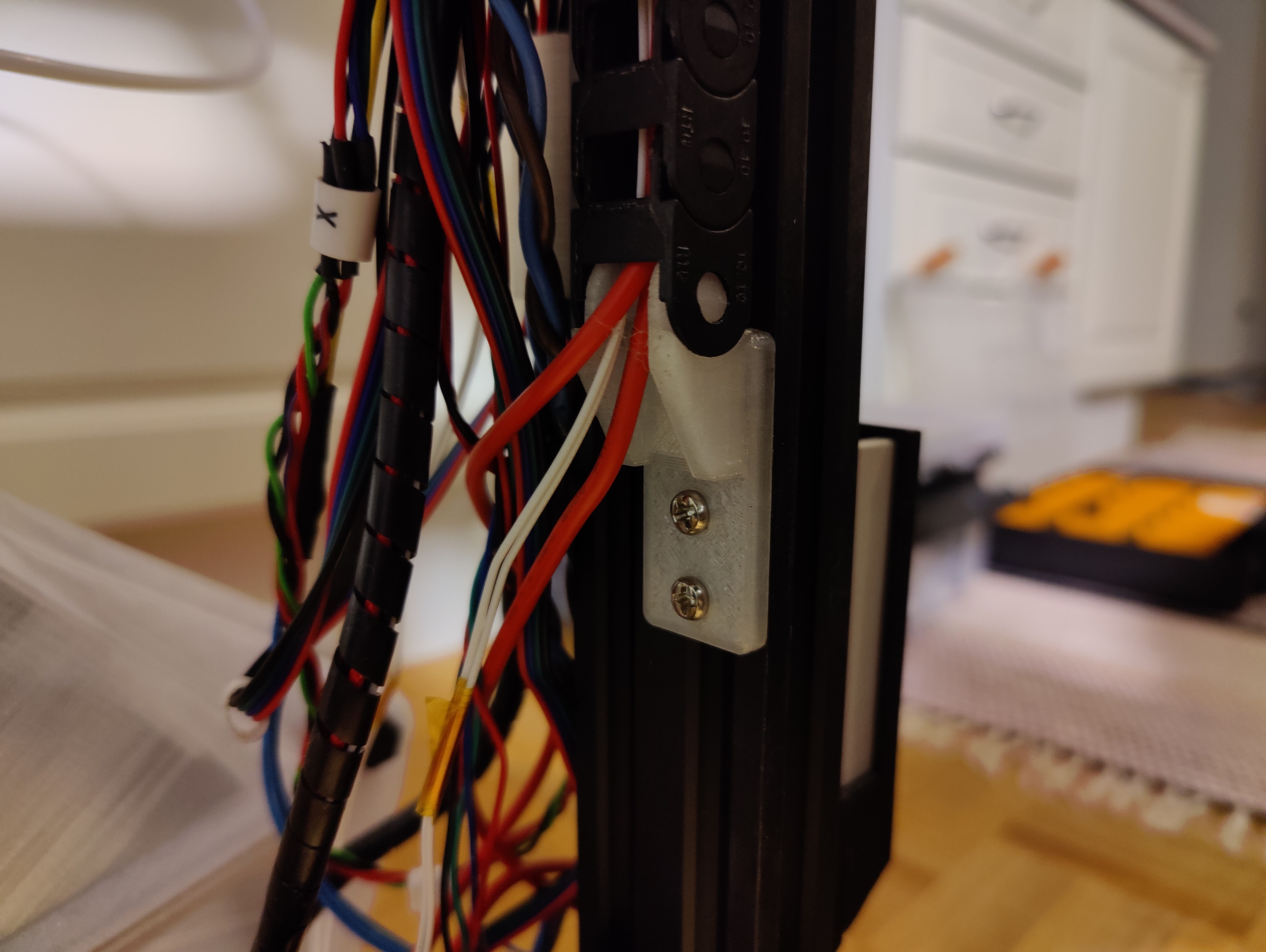 Tronxy X5S Z cablechain frame mount
