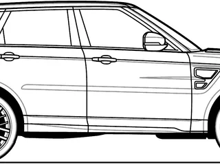 Rang rover Sport contour model by MorozPrint | Download free STL model ...