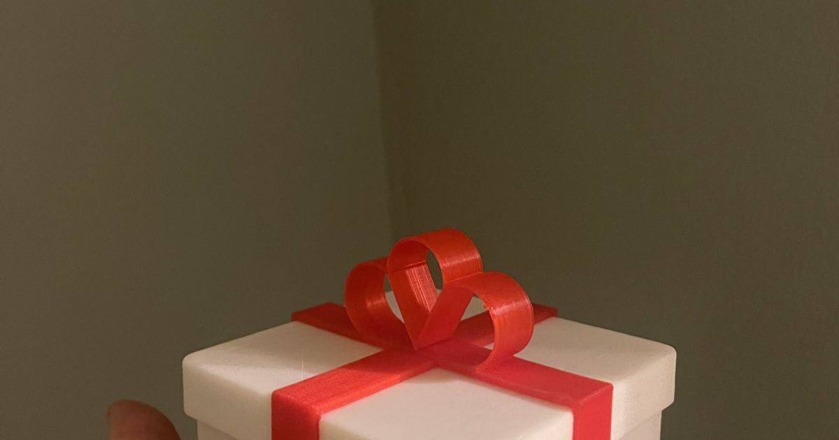 GIFTBOX 90X90 by Frank H Download free STL model