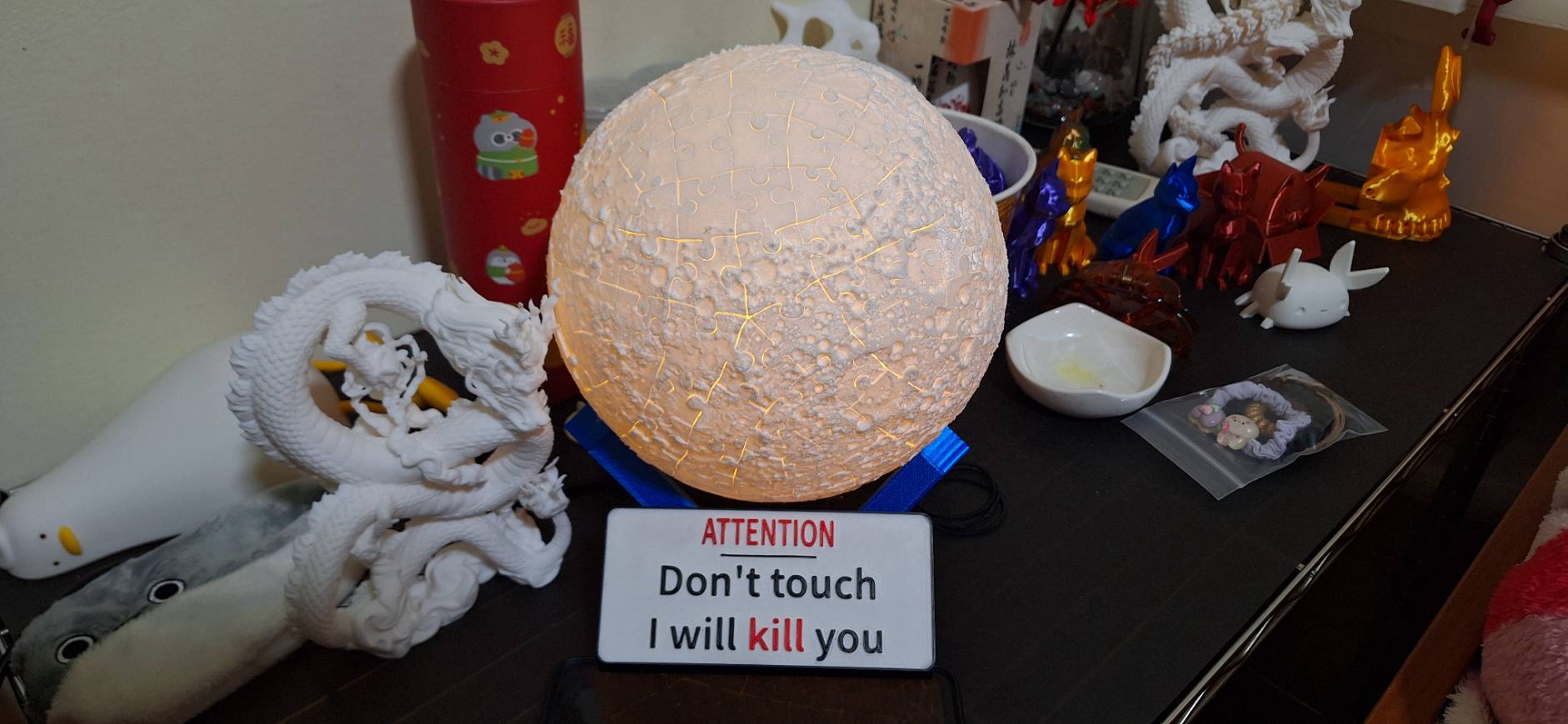 Miniatura 2 do modelo 3D Don't touch sign