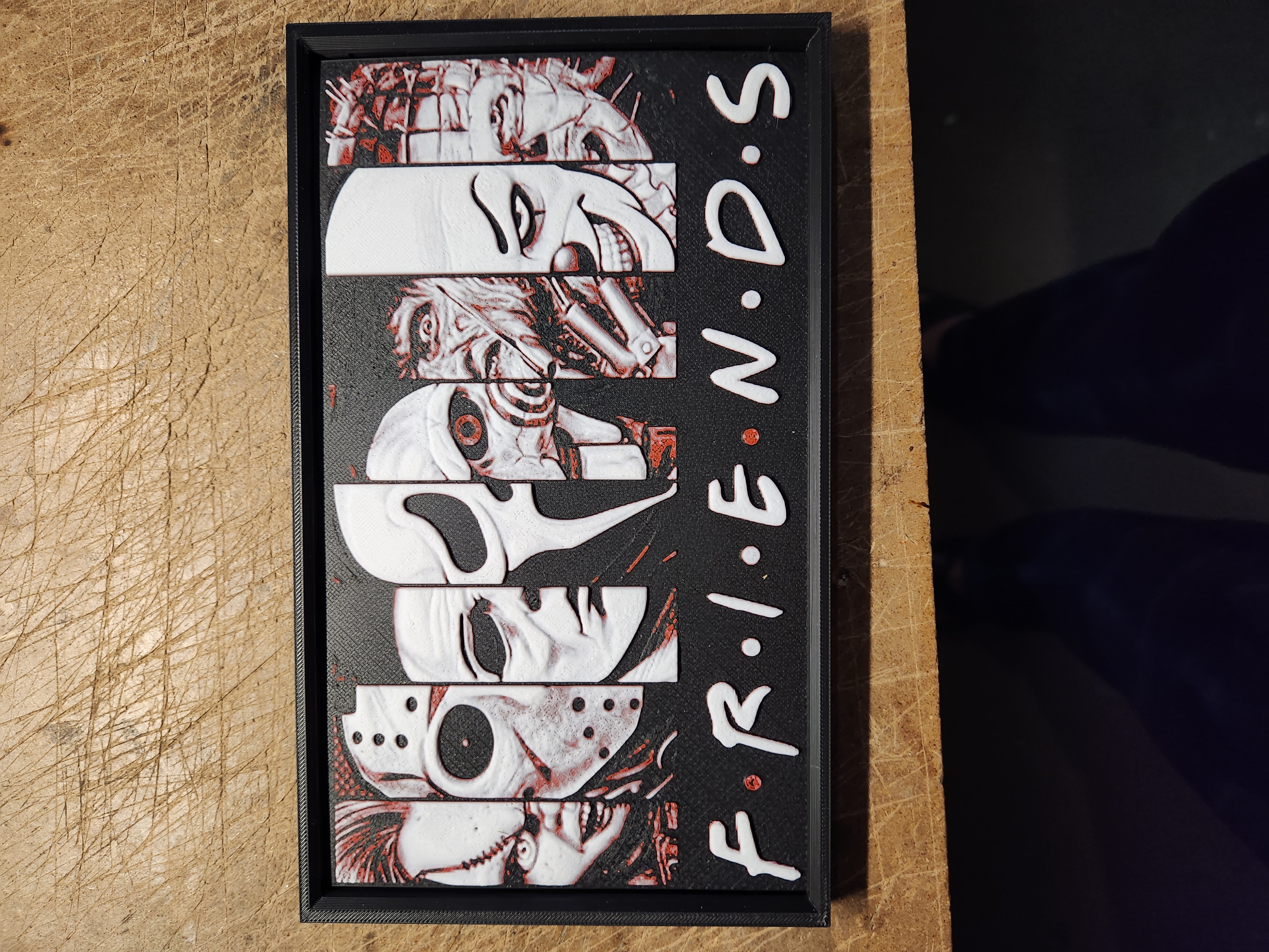 Filament Painting Frame for Friends Hueforge
