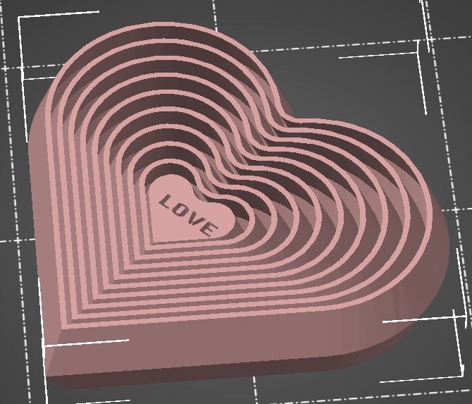 heart "love" finget toys