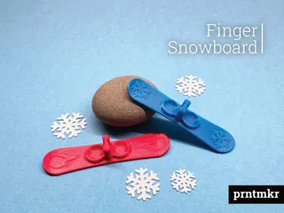 Finger Snowboard – Mini Snow Fidget Toy
